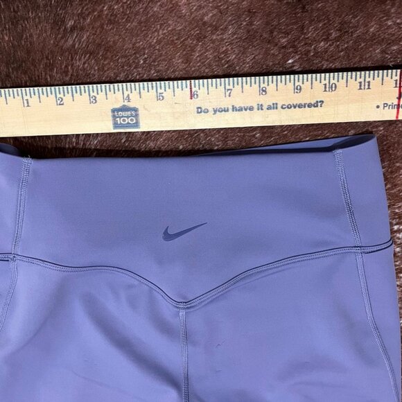 Nike Universa High-Waisted 5" Biker Shorts Dusty Amethyst Purple Women’s Small - Picture 8 of 13
